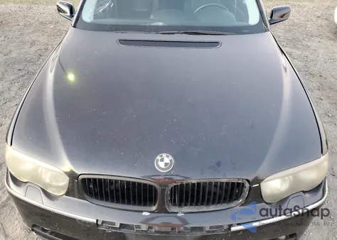 2003 BMW 745Li from USA, damaged, VIN WBAGN63413DR10879